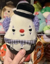 BNWT Squishmallow Ms K 5” Halloween Clown Plush Toy
