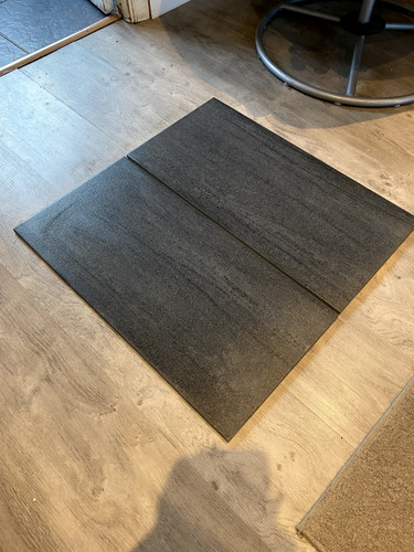 Inara coal grey tiles topps - grey,