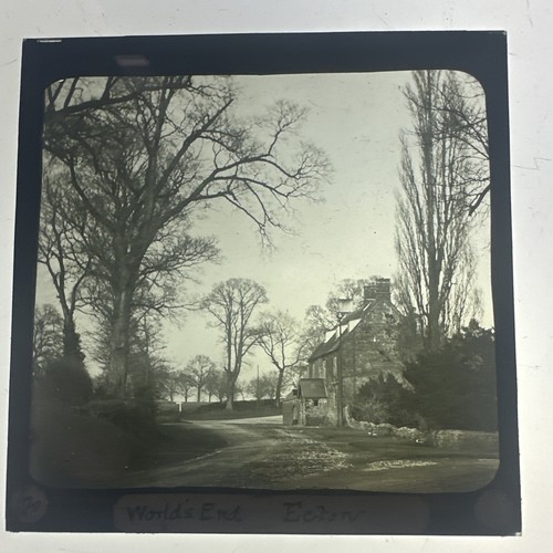 Antique magic lantern slide - magic,