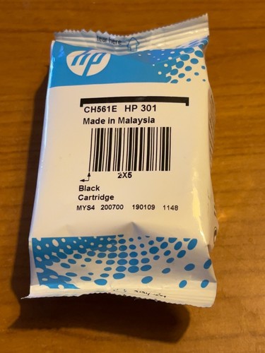Genuine 301 black ink - hp,