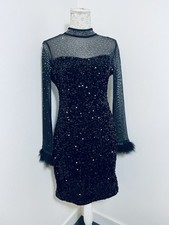 Black Sequinned