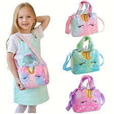 Sweet Unicorn Handbags For Girls Lovely Kids Crossbody Bag Children Gift Little