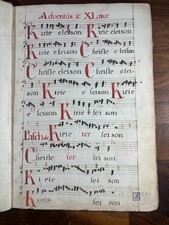 Manuscript Antiphonary C. late