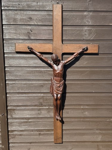 Large antique french carved - large,