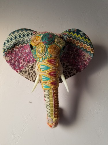 Vintage hand made elephant - vintage,