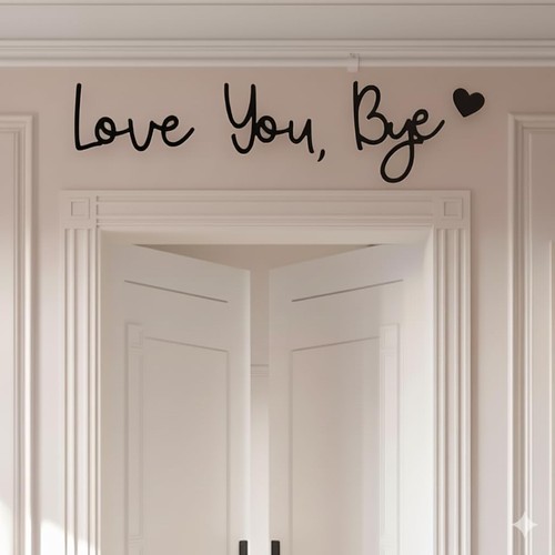 Love you bye sign - love, –