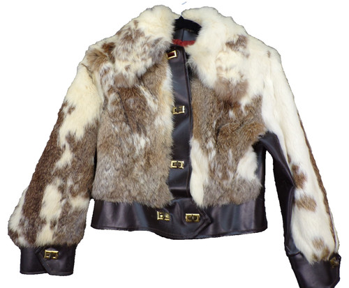 Vintage real rabbit fur - 70's,