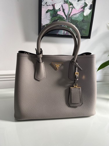 Prada saffiano leather - prada, double