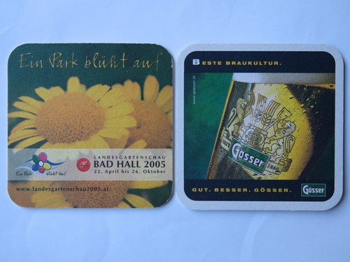 Beer coaster gosser austrian - coaster,