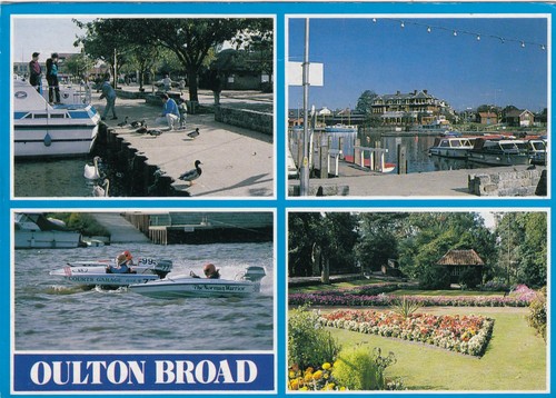 Postcard oulton broad suffolk - oulton,