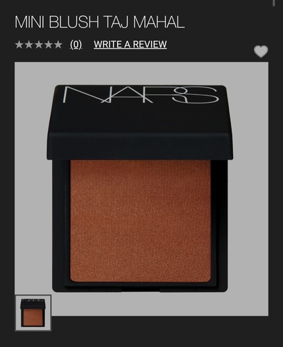 Nars mini blush - taj, mahal