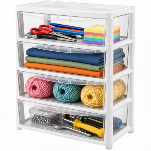 Clear jumbo chest - clear, storage