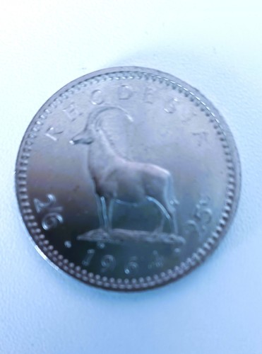 1964 rhodesia half crown - 1964,