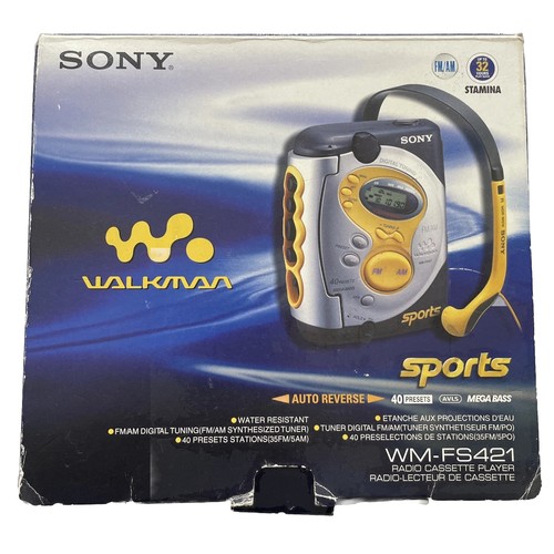 Sony fs421 sports walkman - sony,