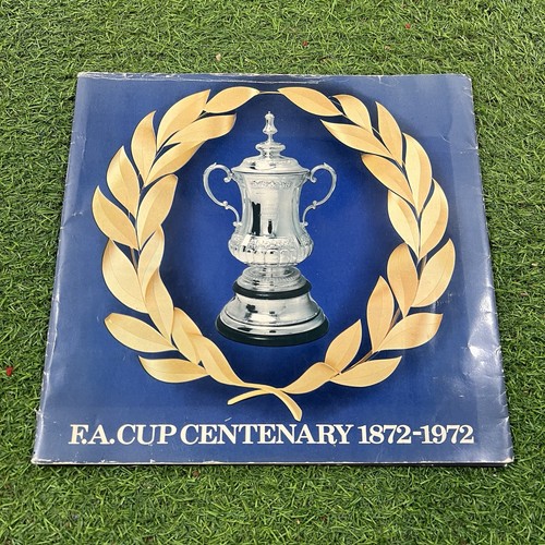 Cup centenary 1872 1972 - fa, 1872-1972