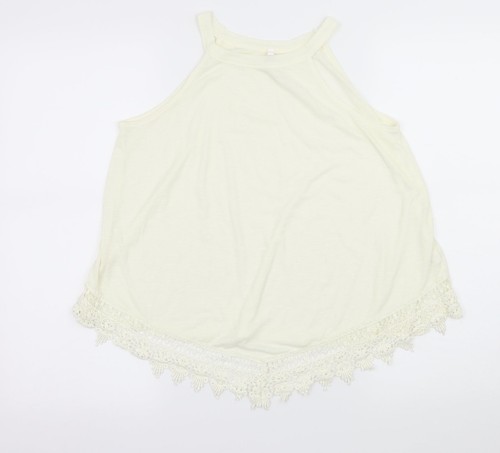Poof womens ivory polyester - poof!,