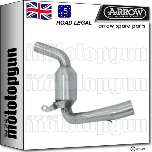 Arrow mid pipe cat stainless - mid,