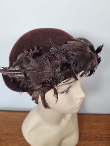 Vintage 60s jacoll brown - jacoll, felt
