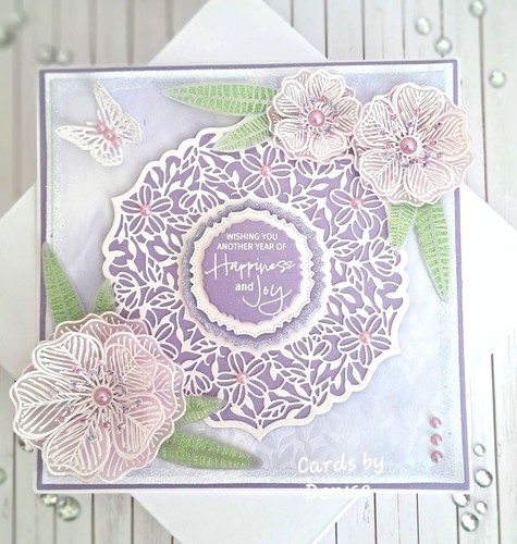 Handmade luxury floral - handmade, 8"