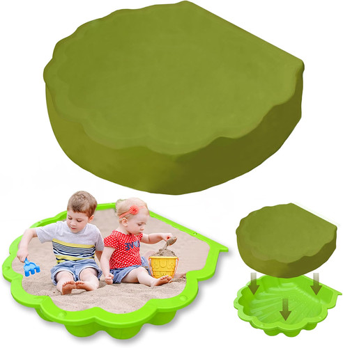 Sand pit shell - pit, green