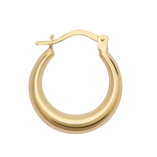 Creole earrings 9ct yellow - earrings,