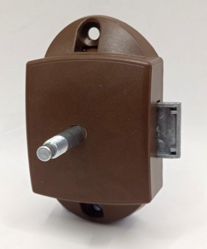 Push button toilet - door, lock