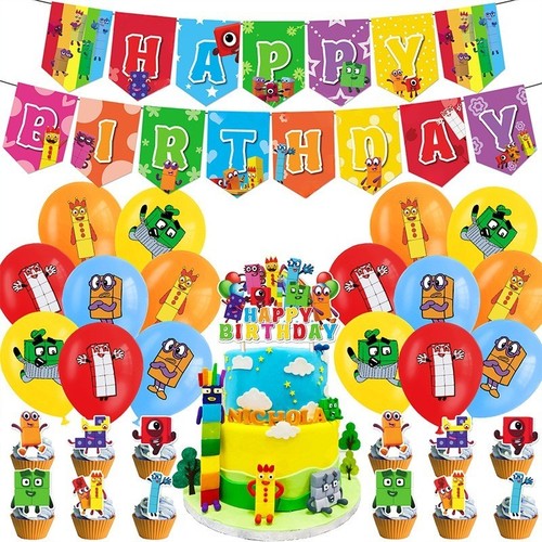 Numberblocks party supplies - numberblocks,