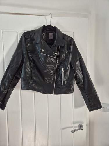 Primark black faux leather - black,