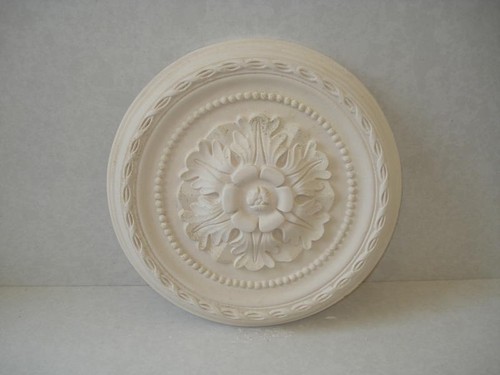 Plaster ceiling rose - plaster,