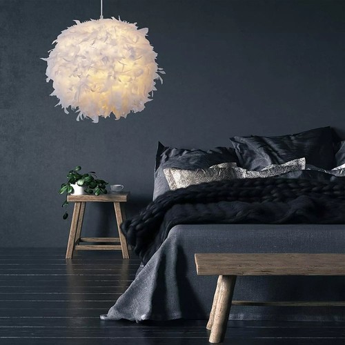 Gigi fluffy feather - feather, light/lamp