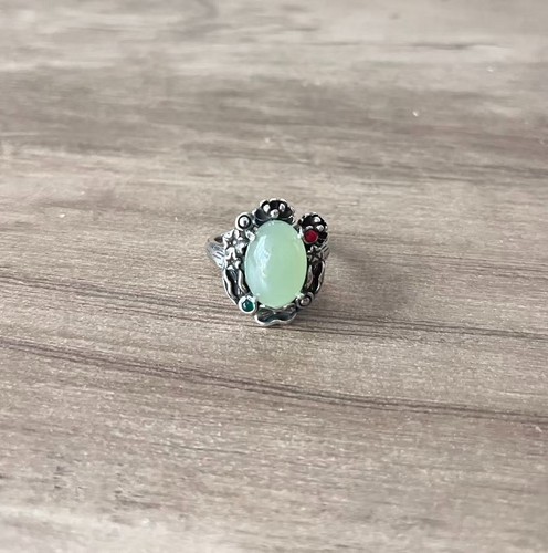 Vintage style green jade - style,