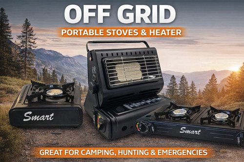 Portable camping gas stove - camping, &