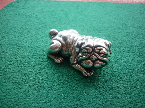 Sterling silver miniature - sterling, pug