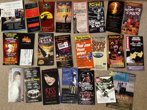 Theatre leaflets from - x,