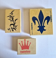 Rubber foam stamp fleur - rubber,