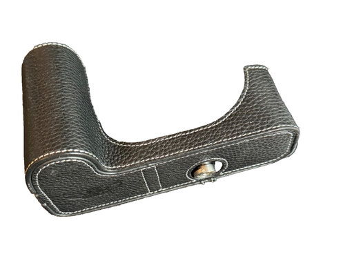 Leather half case for leica - case,