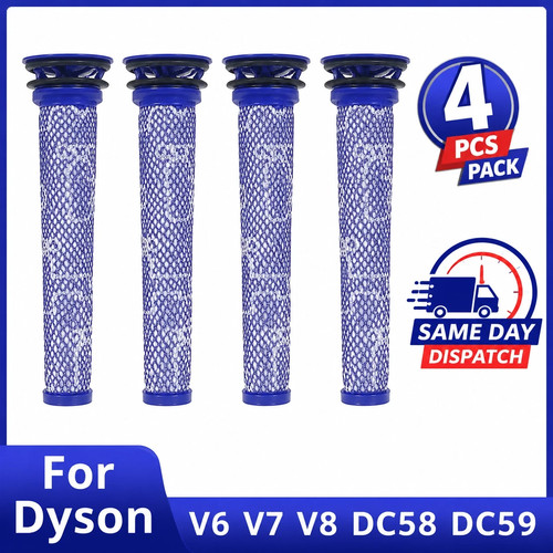 Washable pre motor - 4x, filter