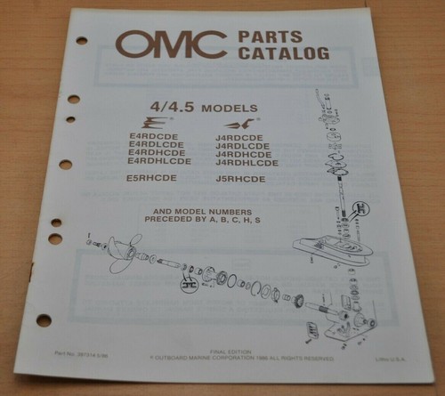Omc evinrude models e4 - evinrude, 4