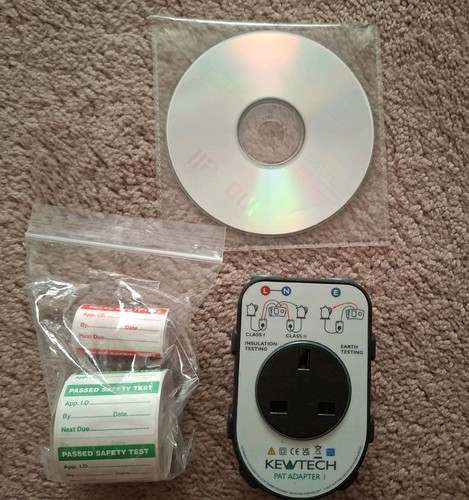 Kewtech pat tester adapter - **,