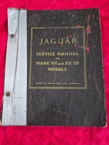 1950 jaguar service - jaguar, manual