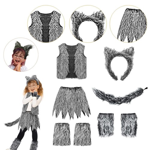 Kids wolf costume - wolf, animal