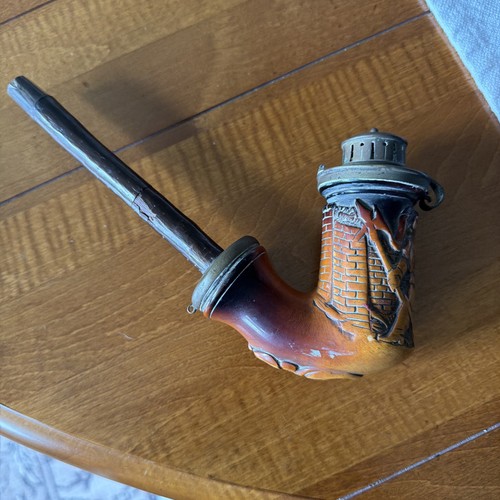 Large antique meerschaum pipe - antique,