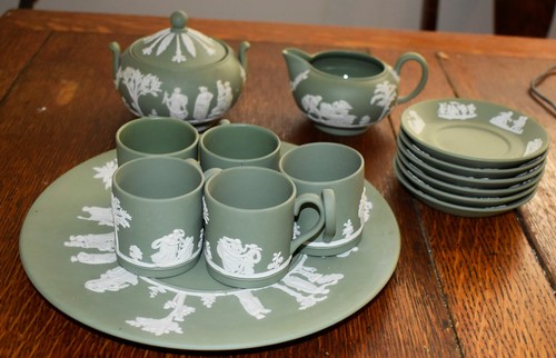 Vintage wedgwood green - vintage,