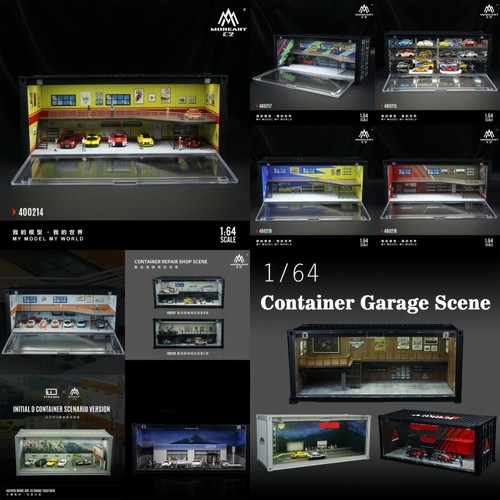 Container garage diorama - container,