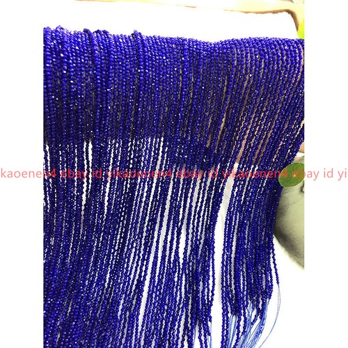 Faceted 2mm dark - 2mm, spinel