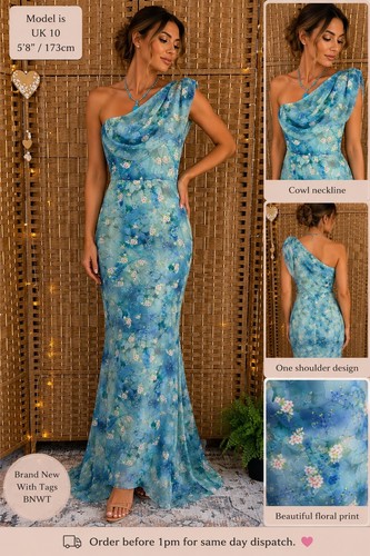 Goddiva bnwt blue floral - bnwt,
