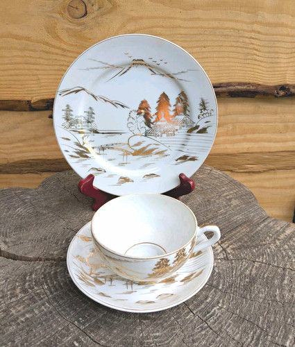 Vintage lithophane kutani - lithophane,