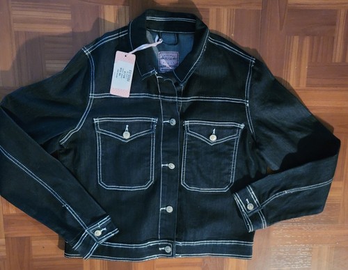 Female jean jacket - jacket, large