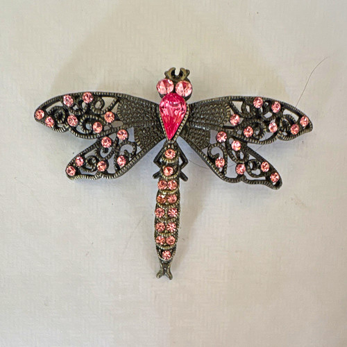 Gunmetal tone dragonfly - tone,