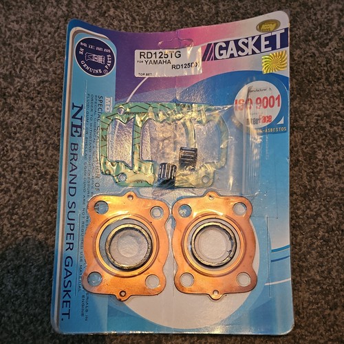Yamaha rd125 top gasket set - yamaha,